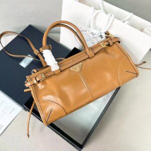 PRADA LuxSoft Leather Handbag 1BA426