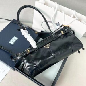 PRADA LuxSoft Leather Handbag 1BA426