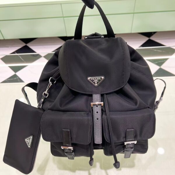 PRADA Re-Nylon Backpack with pouch 1BZ811
