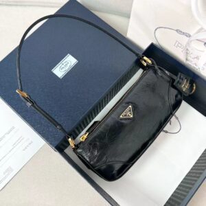 PRADA Re-Edition 2002 Small Leather Shoulder Bag 1BC201