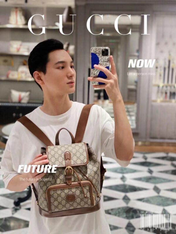 GUCCI Retro Backpack with Interlocking G