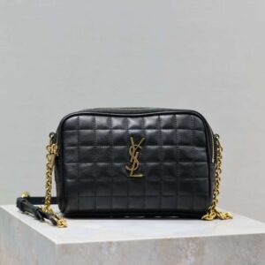 YSL CASSANDRE MATELASSÉ CARRÉ Mini Camera Bag in Lambskin