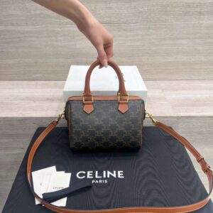 CELINE Small Boston Cuir Triomphe Bag