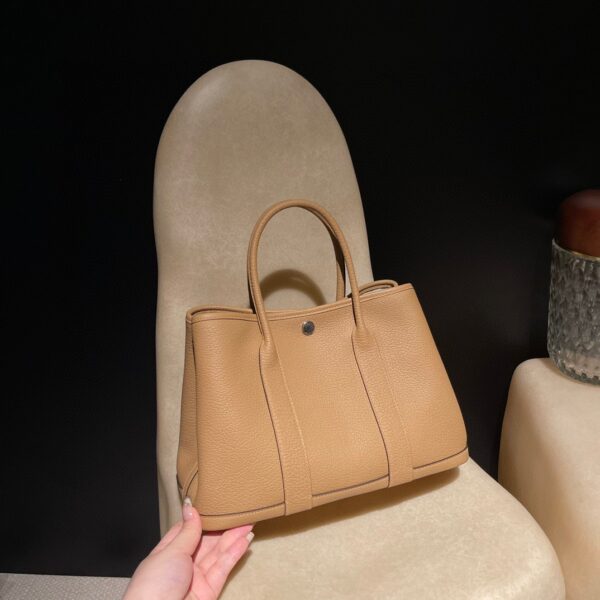 HERMES Garden Party 30 Color:0M Negonde leather