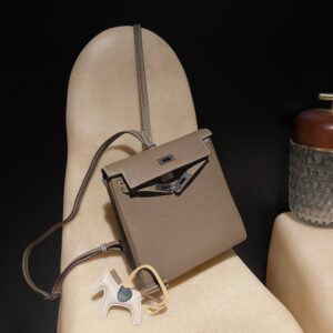 HERMES Kelly Ado Color18 Clemence leather