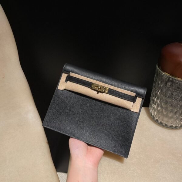 HERMES Kelly Danse Color89 Evercolor leather