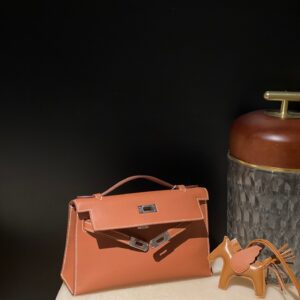 HERMES Kelly Pochette Color37 Swift leather