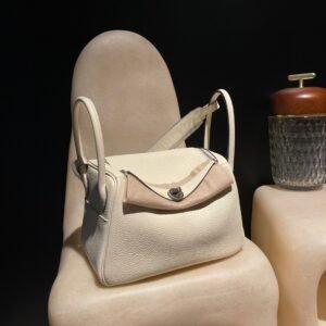HERMES Lindy 26 Color:I2 Clemence leather