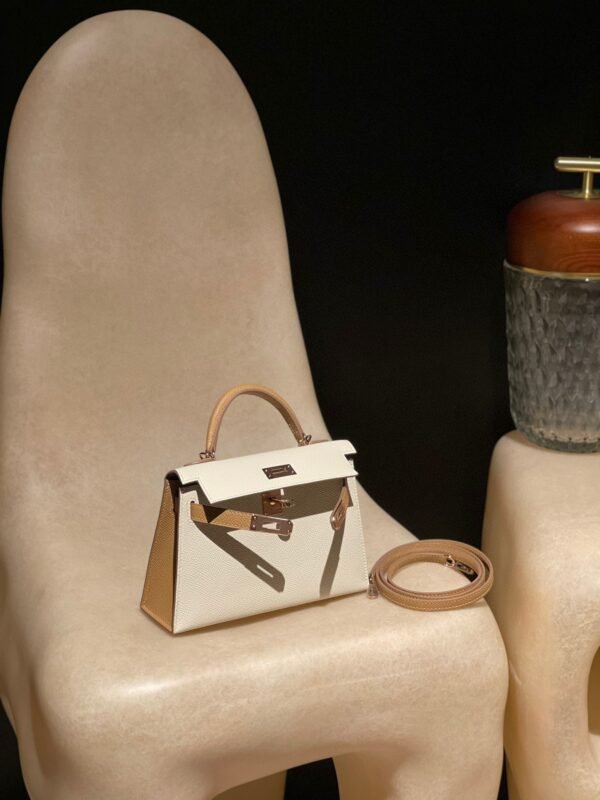 HERMES Mini Kelly 2 Color10+4B+2Z Epsom leather