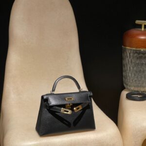 HERMES Mini Kelly 2 Color89 Mysore leather