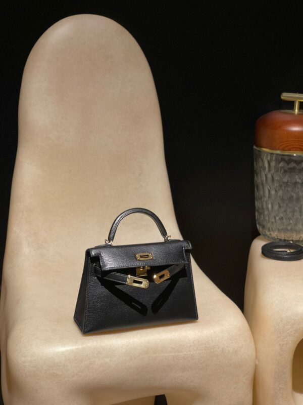 HERMES Mini Kelly 2 Color89 Mysore leather