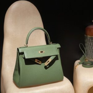 HERMES Kelly 28 Color:V6 Togo leather