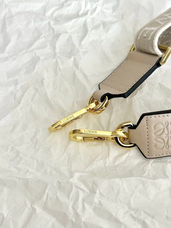 LOEWE Anagram Strap in jacquard and calfskin