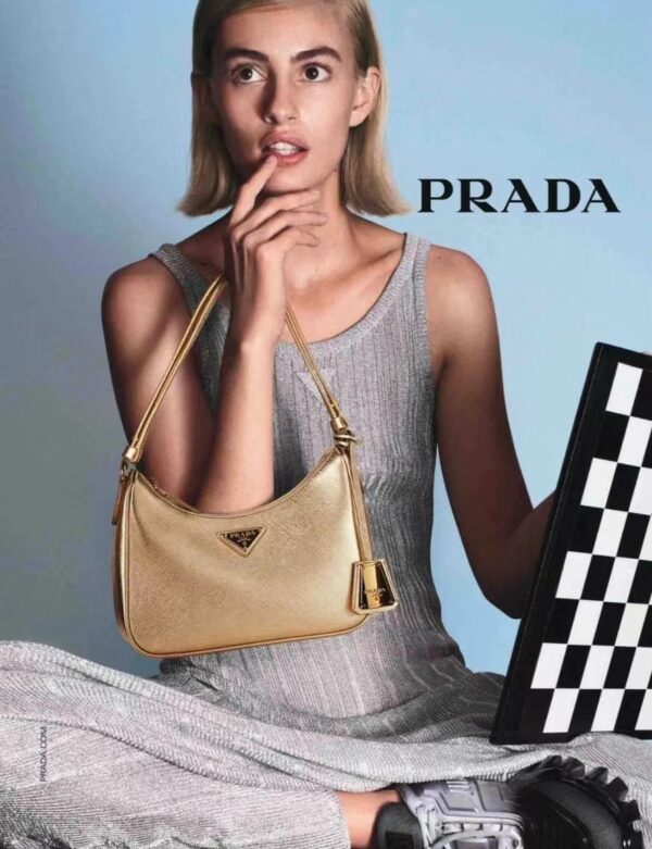 PRADA Re-Edition Saffiano Leather Mini Bag 1BC204