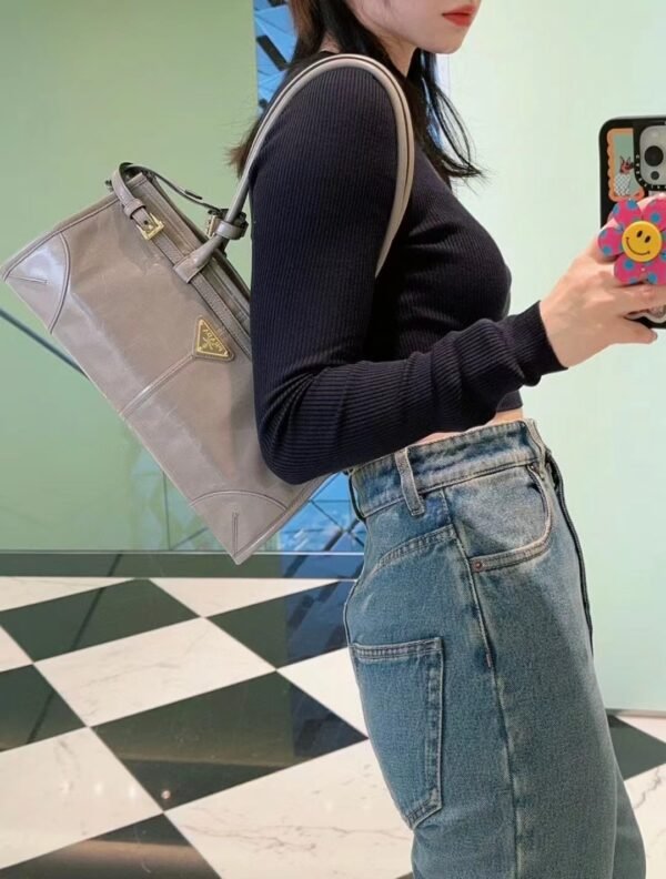 PRADA LuxSoft Leather Handbag 1BA426
