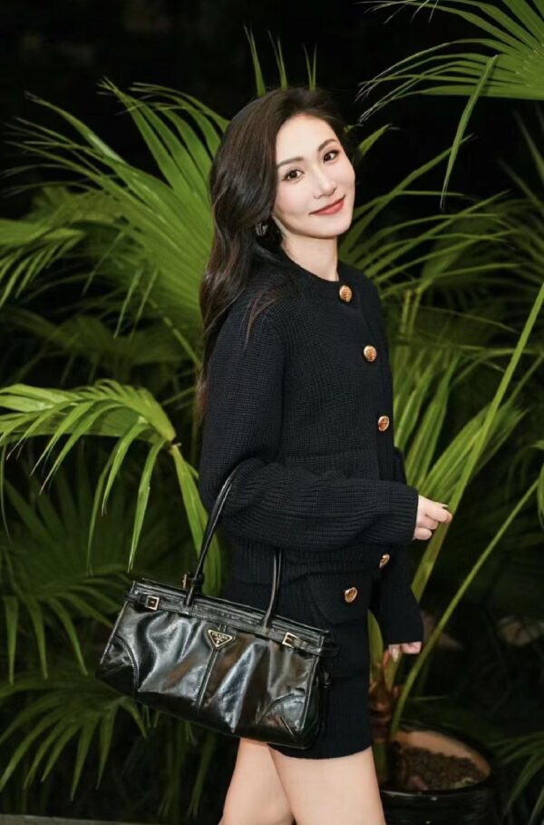 PRADA LuxSoft Leather Handbag 1BA426