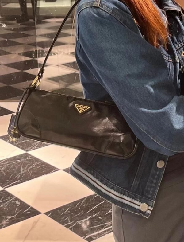 PRADA Re-Edition 2002 Small Leather Shoulder Bag 1BC201