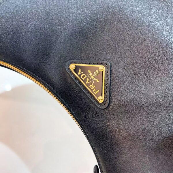 PRADA Arque Leather Shoulder Bag 1BC194