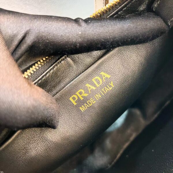 PRADA Arque Leather Shoulder Bag 1BC194