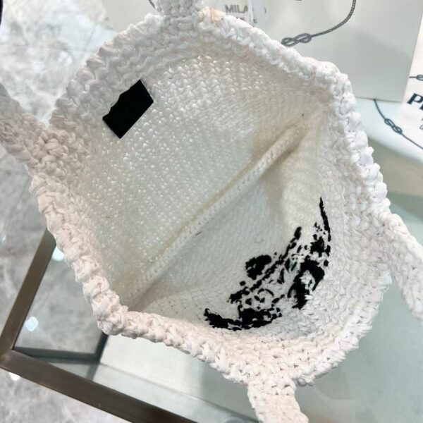 PRADA Small Crochet Tote Bag 1BG422