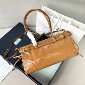 PRADA LuxSoft Leather Handbag 1BA426