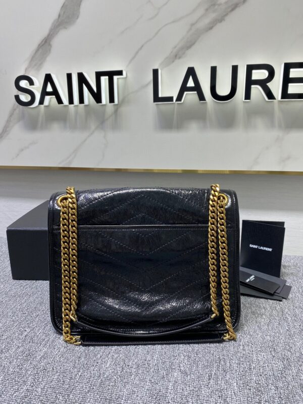 YSL Niki Bag in Crinkled Calfskin