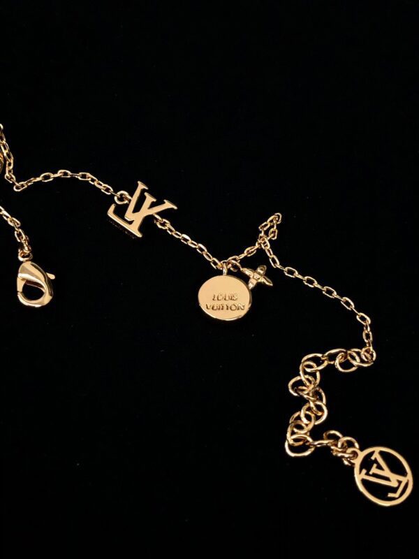 LV Pink Heart Bracelet