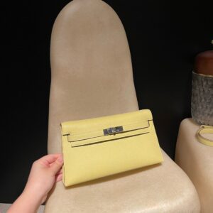 HERMES Kelly Elan Color:1Z Mysore leather