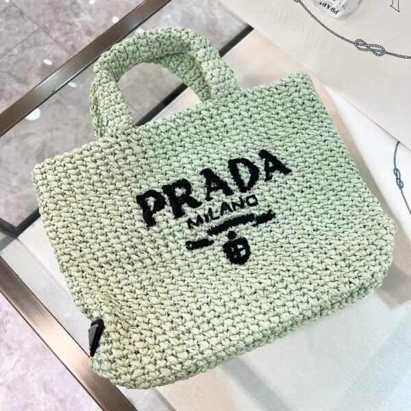 PRADA Small Crochet Tote Bag 1BG422
