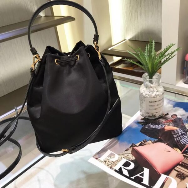 PRADA Drawstring Bucket Bag