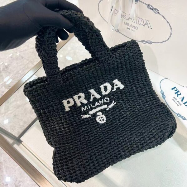 PRADA Small Crochet Tote Bag 1BG422