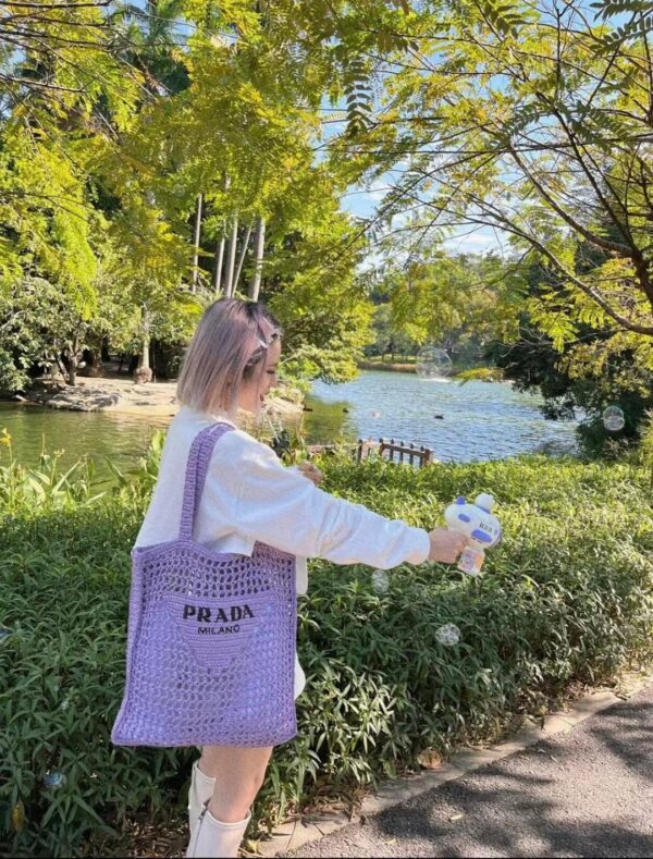 PRADA Crochet Tote Bag 1BG393