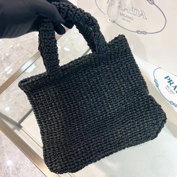 PRADA Small Crochet Tote Bag 1BG422