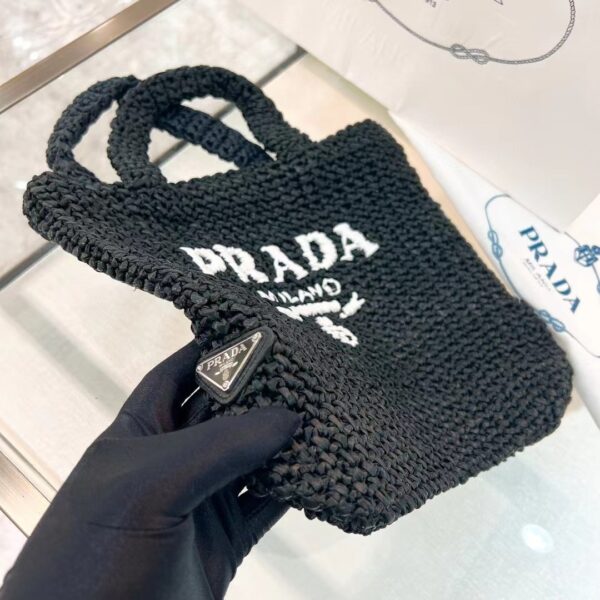 PRADA Small Crochet Tote Bag 1BG422