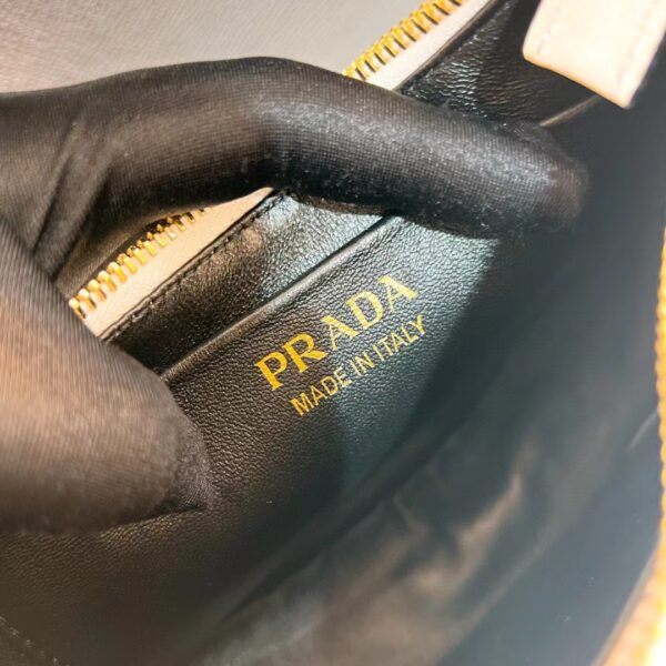 PRADA Arque Leather Shoulder Bag 1BC194