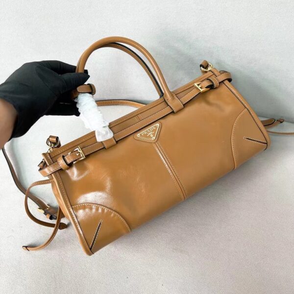 PRADA LuxSoft Leather Handbag 1BA426