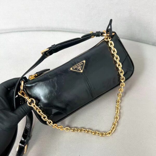 PRADA Re-Edition 2002 Medium Leather Shoulder Bag 1BC221