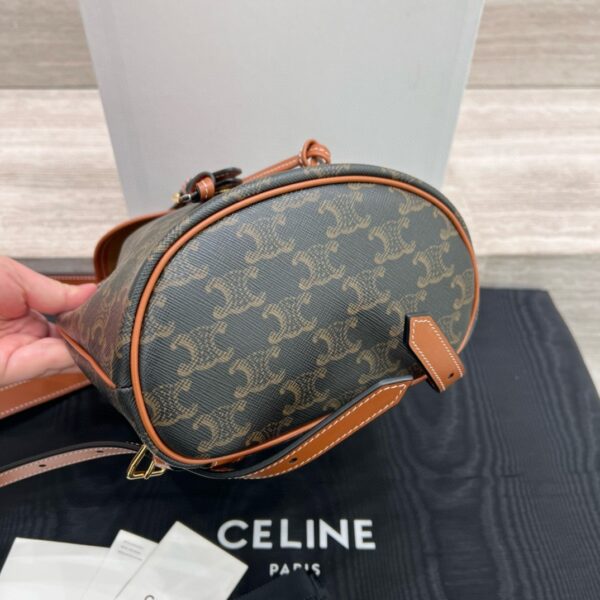 CELINE FOLCO Triomphe Canvas Mini Backpack