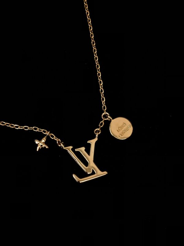 LV Pink Heart Necklace