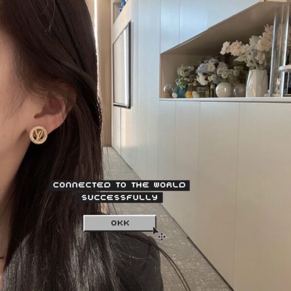 LV Louis By Night Stud Earrings