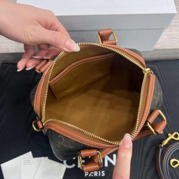 CELINE Small Boston Cuir Triomphe Bag