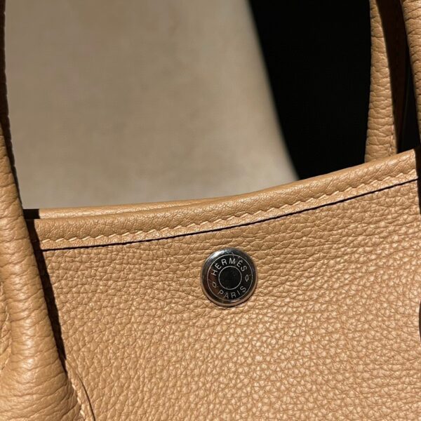 HERMES Garden Party 30 Color:0M Negonde leather