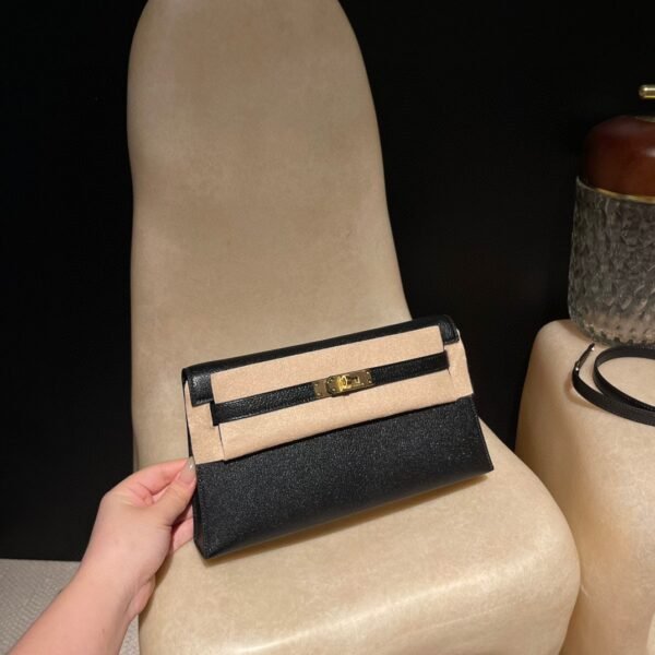 HERMES Kelly Elan Color89 Mysore leather
