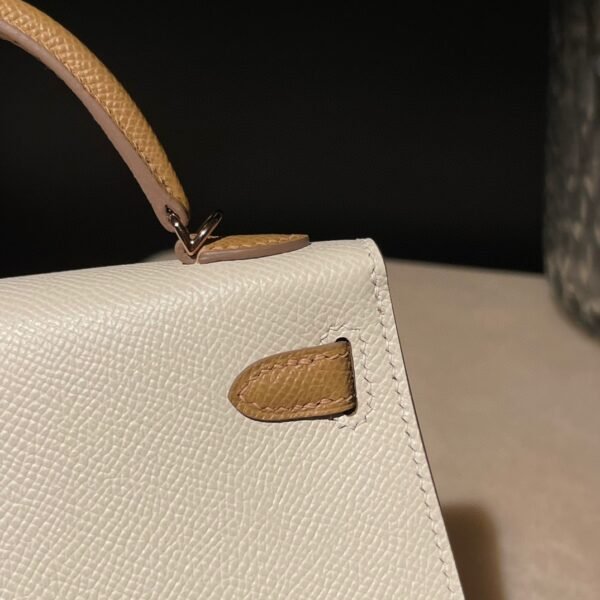 HERMES Mini Kelly 2 Color10+4B+2Z Epsom leather