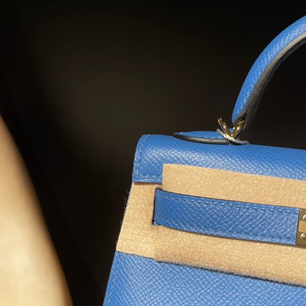 HERMES Mini Kelly 2 Color:7Q Epsom leather