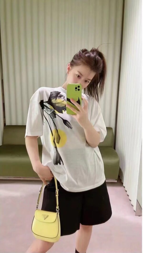 PRADA Cleo Brushed Leather Mini Shoulder Bag with Flap