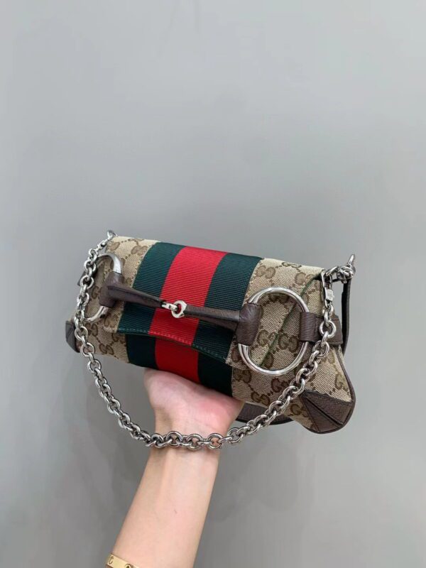 GUCCI Horsebit Chain Small Shoulder Bag