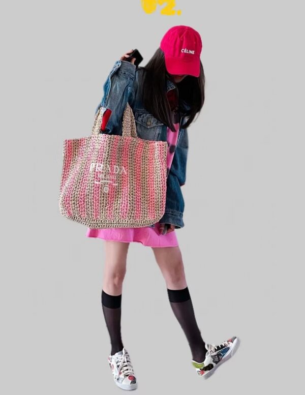 PRADA Crochet Tote Bag 1BG392