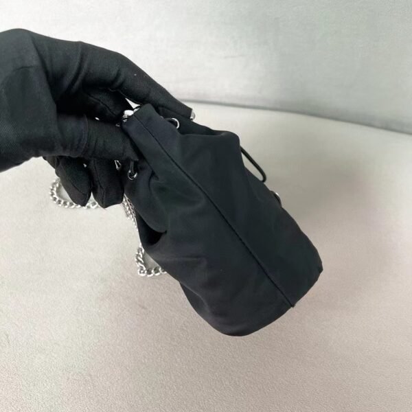 PRADA Mini Drawstring Bucket Bag