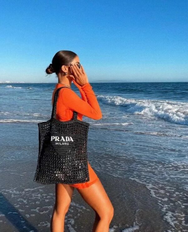 PRADA Crochet Tote Bag 1BG393